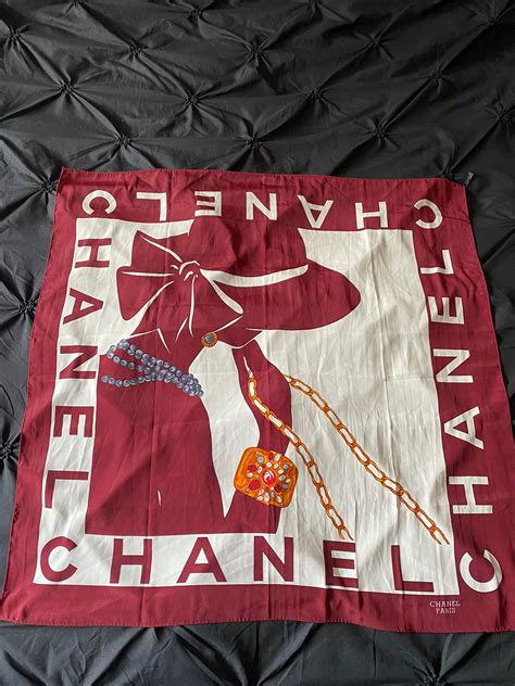 chanel replica scarves|chanel handkerchief.